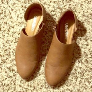 UNR8ED Brown Ankle Booties